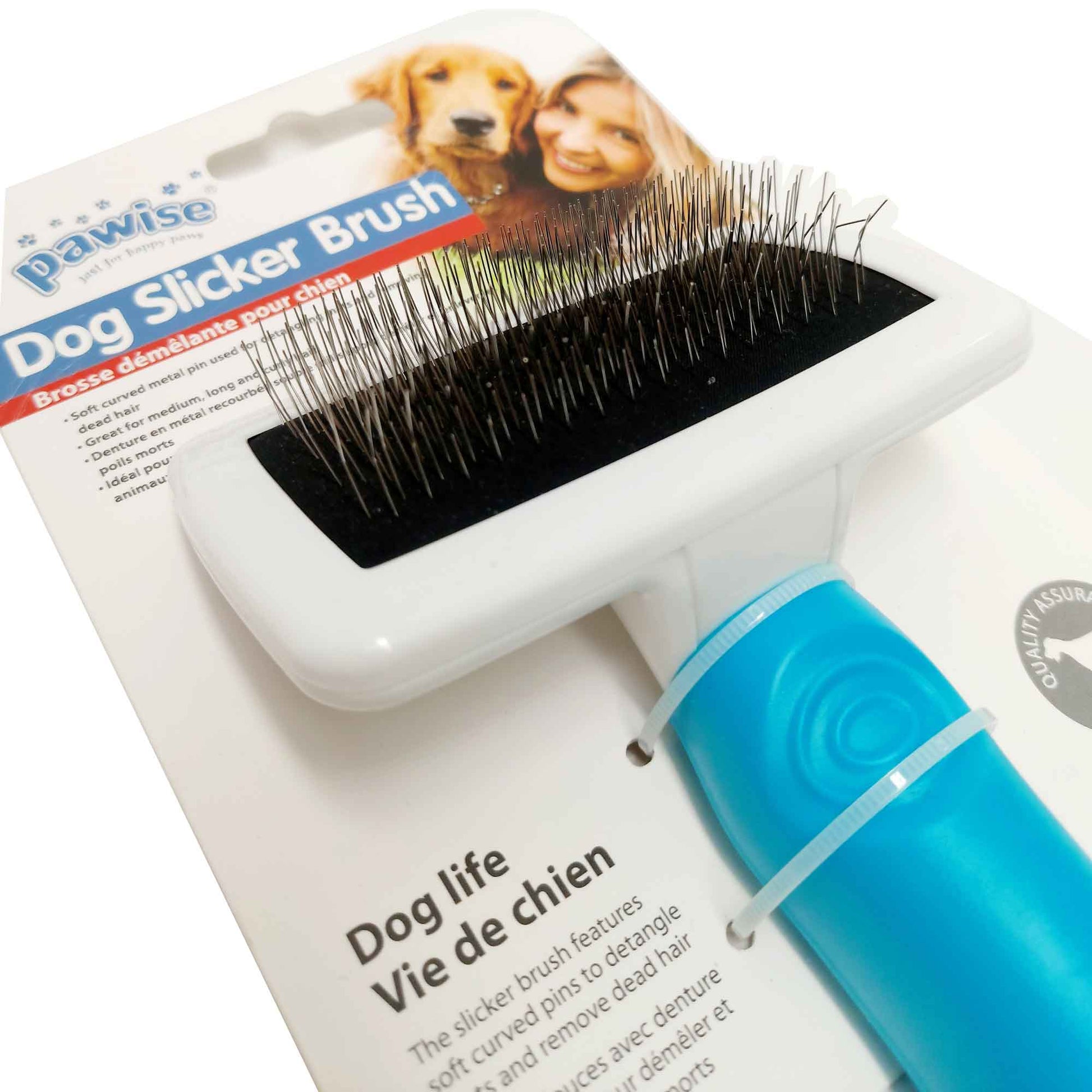 Dog Slicker Brush Small Cat Pet Undercoat Detangling Long Hair Grooming Pawise-4