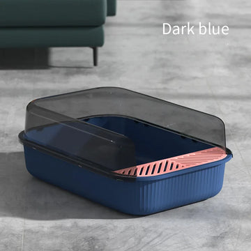 Semi-Closed, SPLASH-PROOF Litter BOX