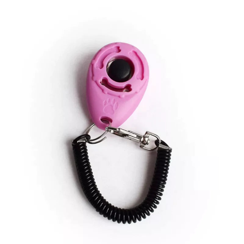 Dog Training Clicker Pet Cat Plastic New Dogs Click Trainer Aid Tools Adjustable Wrist Strap Sound Key Chain Dog Supplies-10