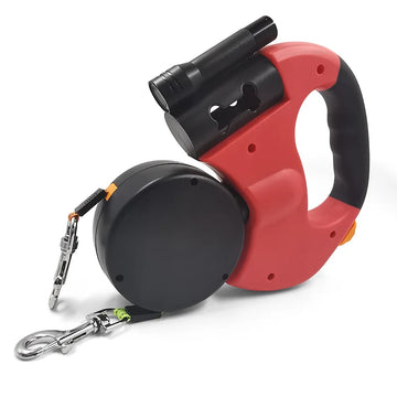 RETRACTABLE DUEL DOUBLE Pet Leash