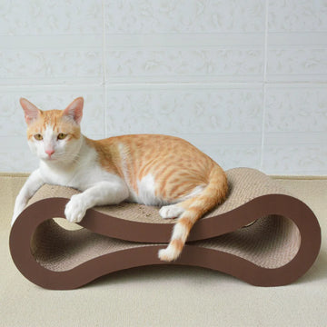 CAT SCRATCHER Double-Sided Design Luxury Corrugated Board