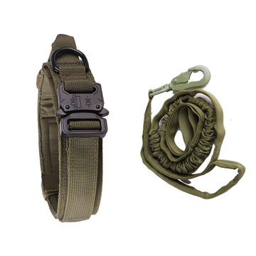 Dog LED TACTICAL Collar & Leash Set