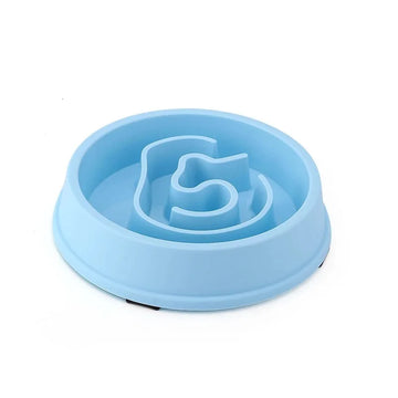 Portable, Non-slip SLOW FEEDING Pet Bowl