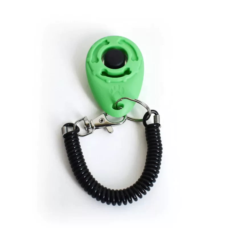 Dog Training Clicker Pet Cat Plastic New Dogs Click Trainer Aid Tools Adjustable Wrist Strap Sound Key Chain Dog Supplies-17