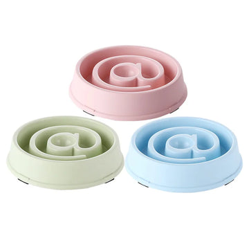 Portable, Non-slip SLOW FEEDING Pet Bowl