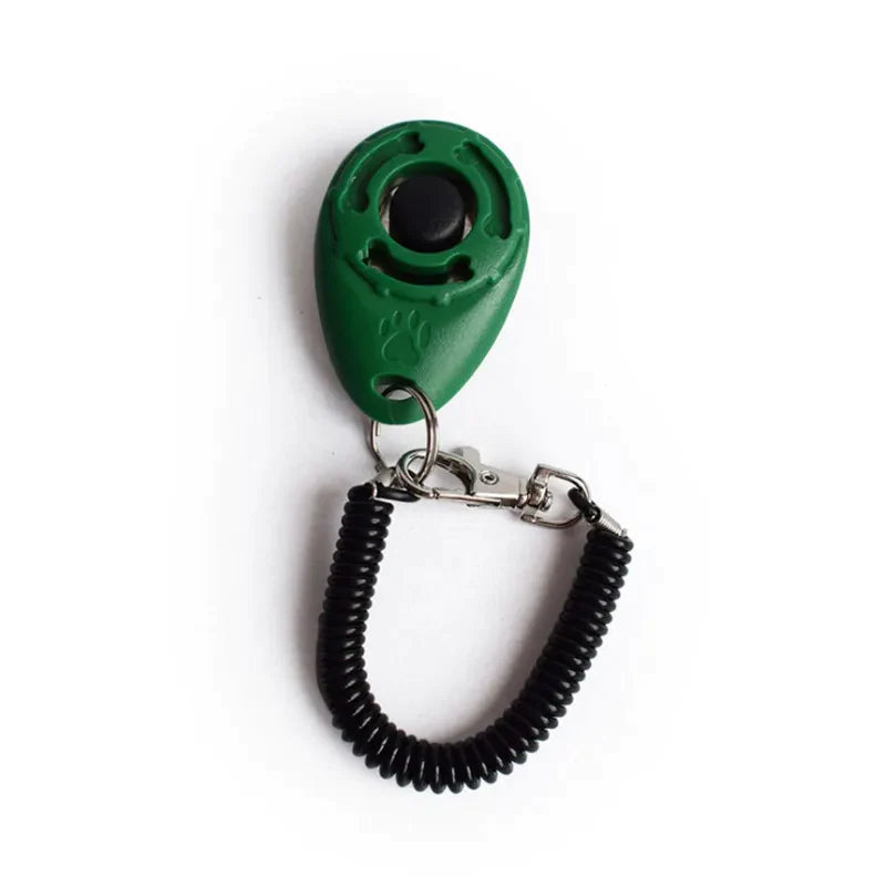 Dog Training Clicker Pet Cat Plastic New Dogs Click Trainer Aid Tools Adjustable Wrist Strap Sound Key Chain Dog Supplies-13