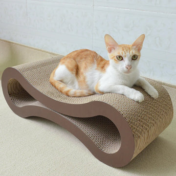 CAT SCRATCHER Double-Sided Design Luxury Corrugated Board