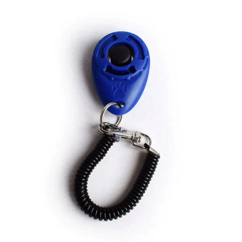 Dog Training Clicker Pet Cat Plastic New Dogs Click Trainer Aid Tools Adjustable Wrist Strap Sound Key Chain Dog Supplies-6