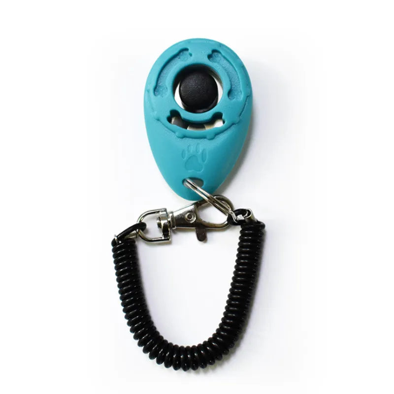 Dog Training Clicker Pet Cat Plastic New Dogs Click Trainer Aid Tools Adjustable Wrist Strap Sound Key Chain Dog Supplies-16