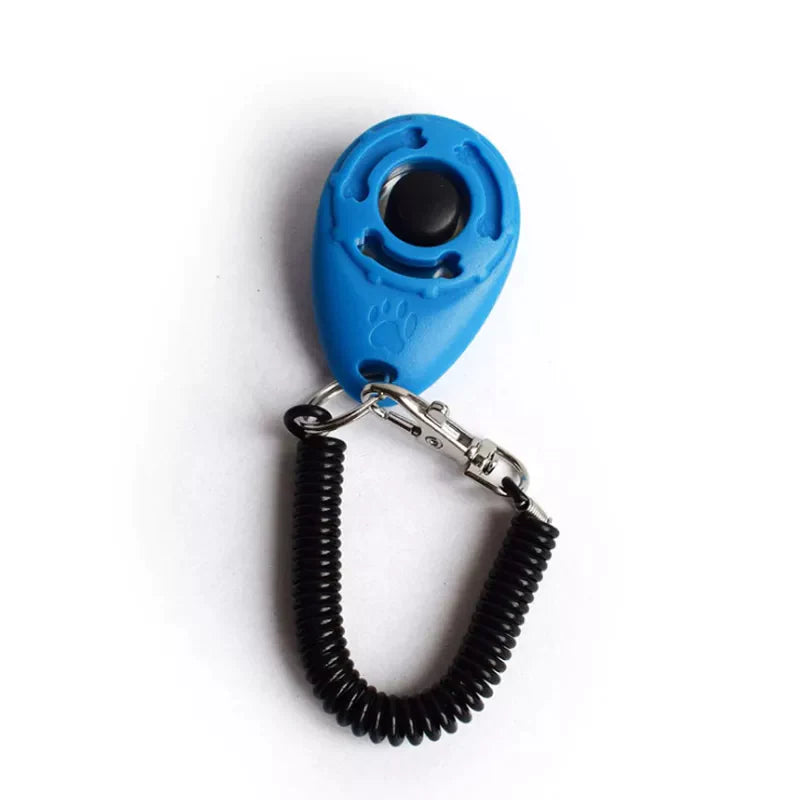 Dog Training Clicker Pet Cat Plastic New Dogs Click Trainer Aid Tools Adjustable Wrist Strap Sound Key Chain Dog Supplies-11