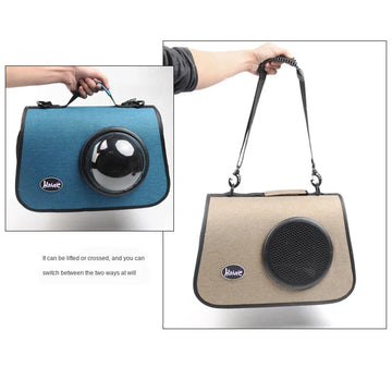 CAPSULE ONE-SHOULDER Foldable and Breathable Pet Bag