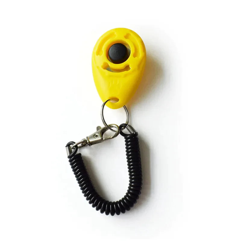 Dog Training Clicker Pet Cat Plastic New Dogs Click Trainer Aid Tools Adjustable Wrist Strap Sound Key Chain Dog Supplies-15