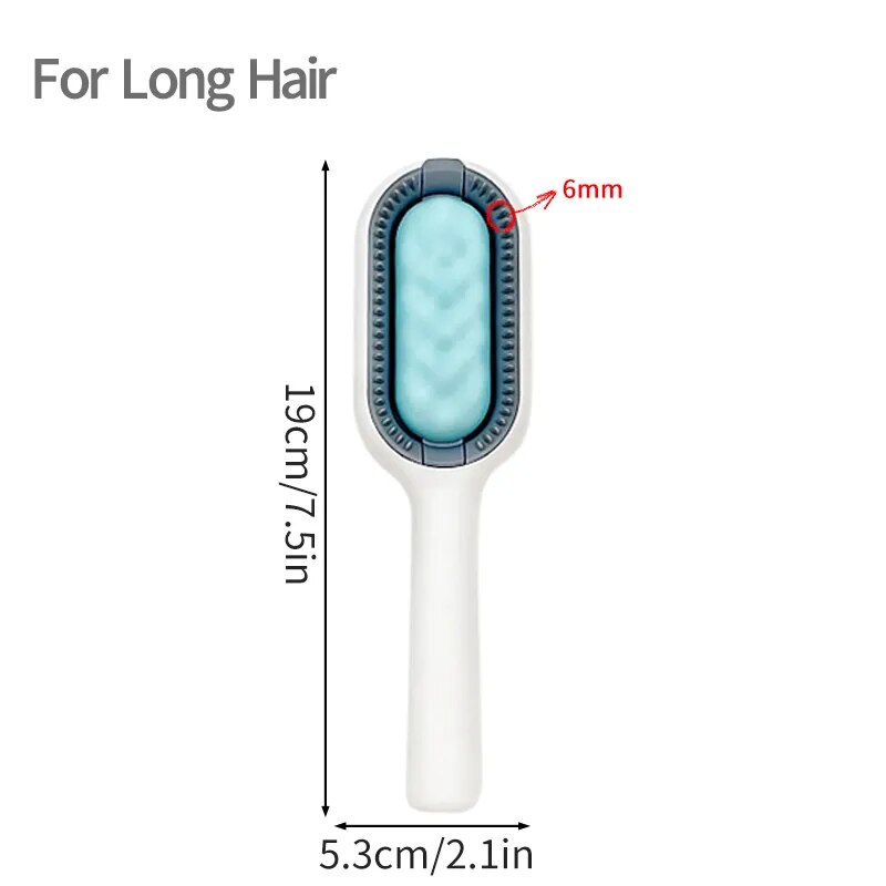 Pet Grooming Brush Self Cleaning Cat Brush General Double Side Sticky Floating Hair Comb Pet Hair Remover 고양이 빗 Brosse Chat-14