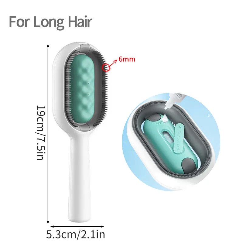 Pet Grooming Brush Self Cleaning Cat Brush General Double Side Sticky Floating Hair Comb Pet Hair Remover 고양이 빗 Brosse Chat-9