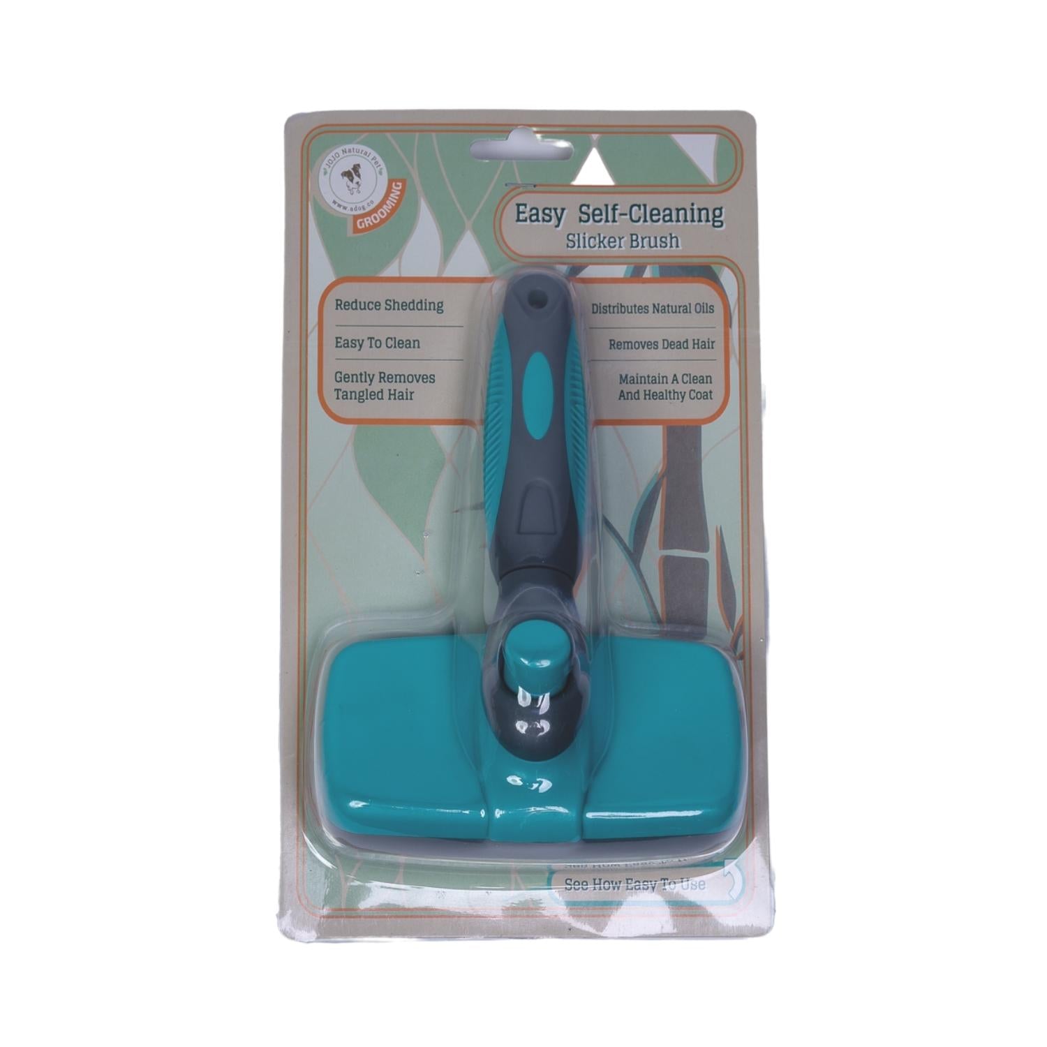 Self-Cleaning Slicker Brush for Dogs and Cats-5