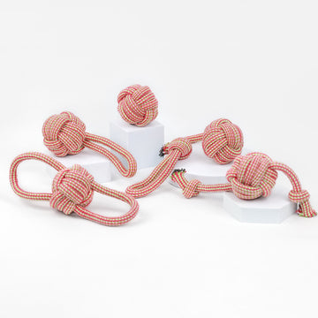 Rose Red Large Rope Tug Toys-0