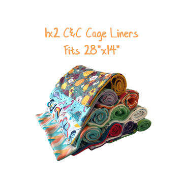 1x2 (14"x28") Fleece C&C Cage Liner-0