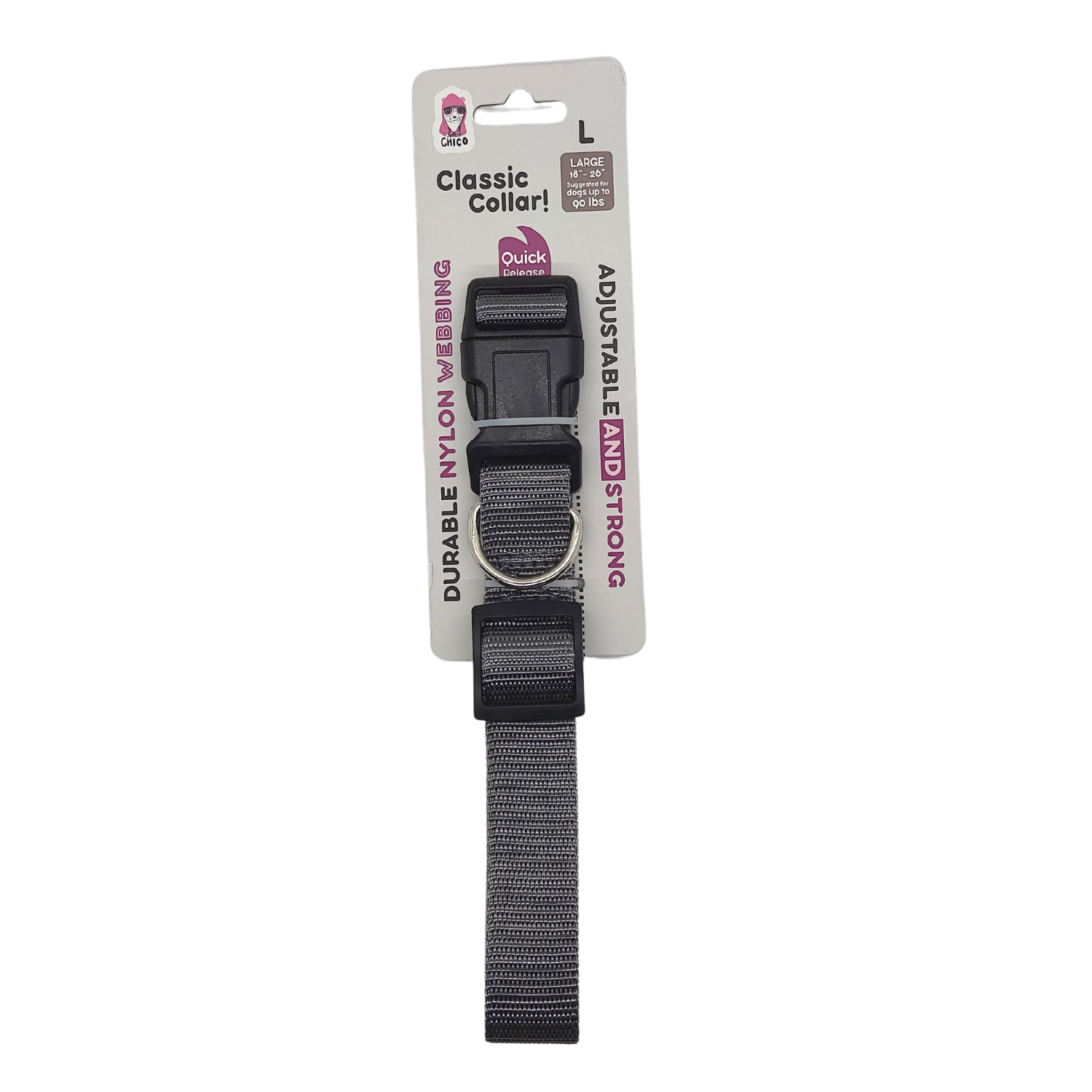 Quick Release Nylon Dog Collar-2