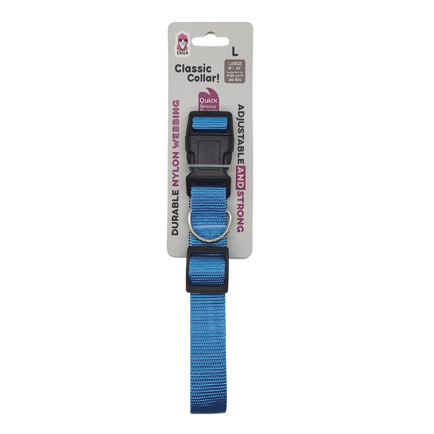 Quick Release Nylon Dog Collar-3