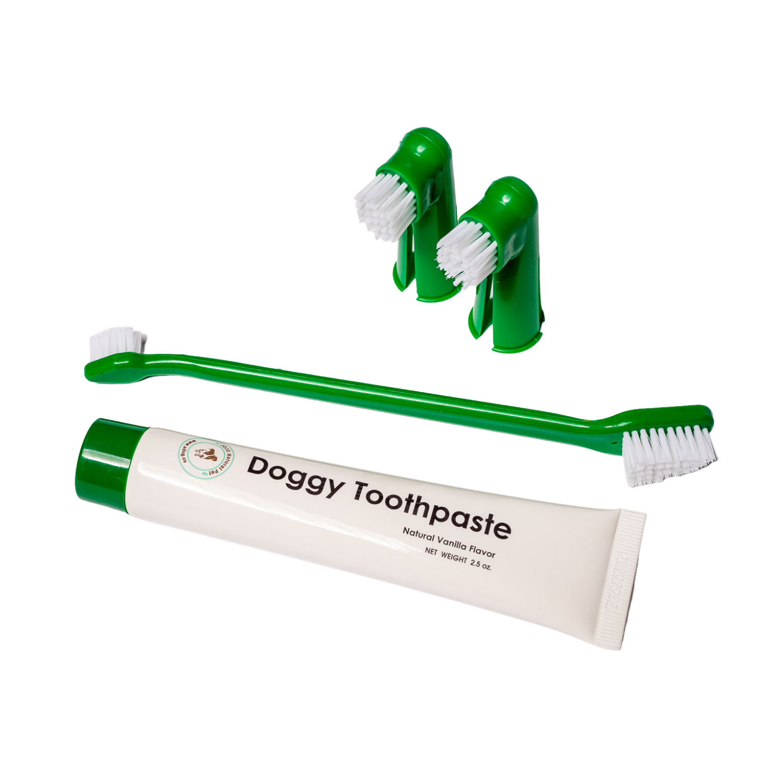 Dental Kit with Natural Dog Toothpaste - 4 piece-1