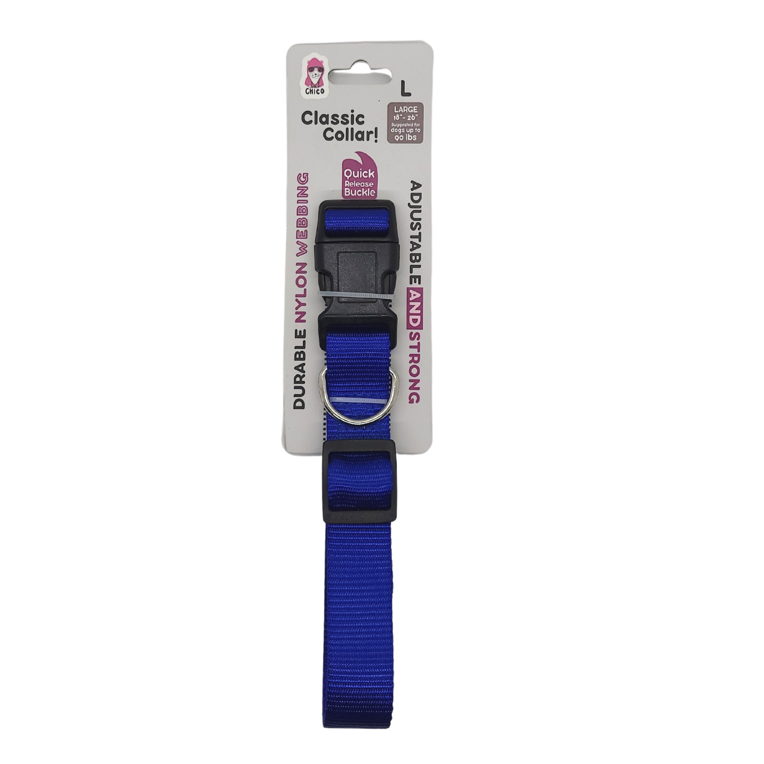 Quick Release Nylon Dog Collar-1