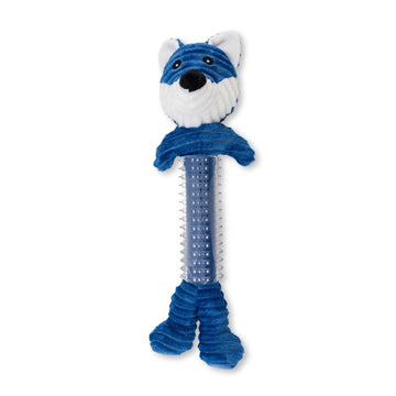 Blue Fox Corduroy PLUSH SQUEAKING Dog Chew Toy