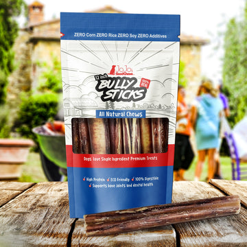 Natural Beef BULLY STICK Dog Treats - 12