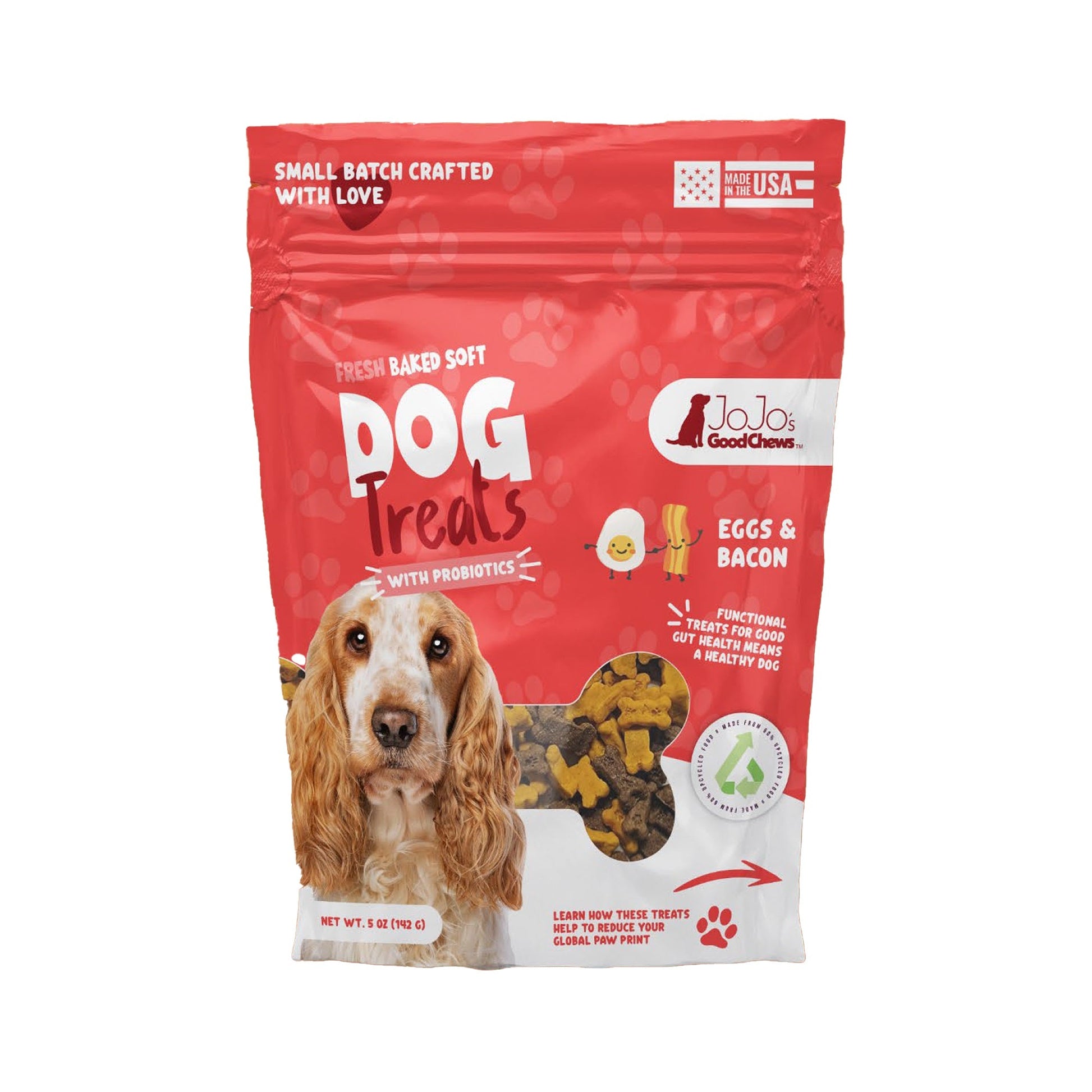 Fresh Baked Eggs and Bacon Soft Dog Chew Treats-0