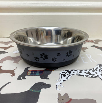 Pet BOWL In Cool Grey - Small