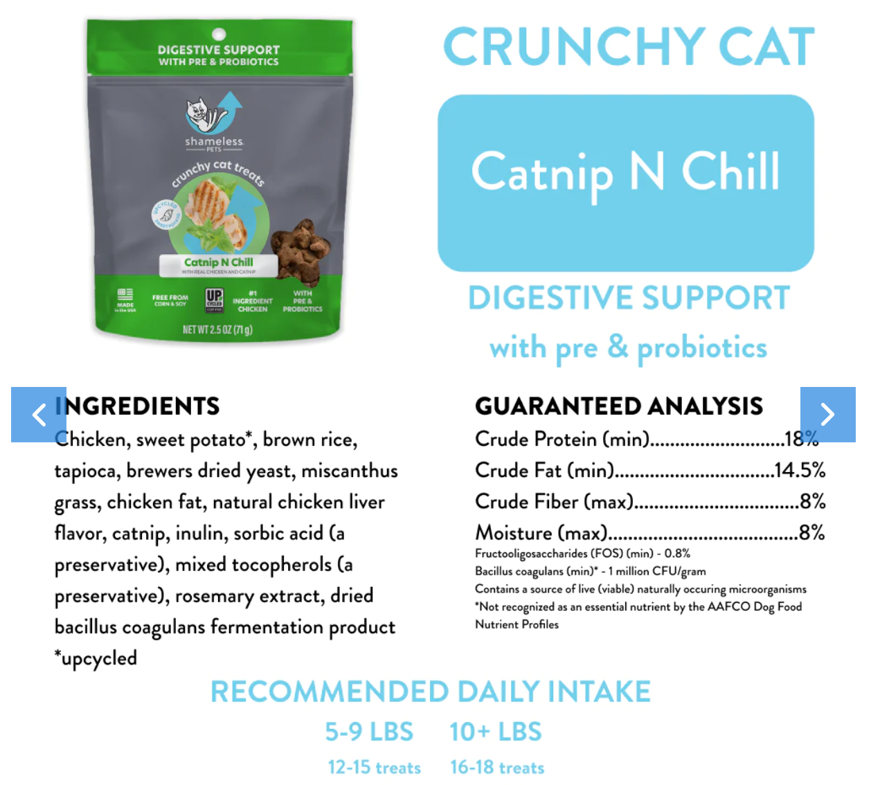 Catnip N Chill Cat Treats 2.5oz-2