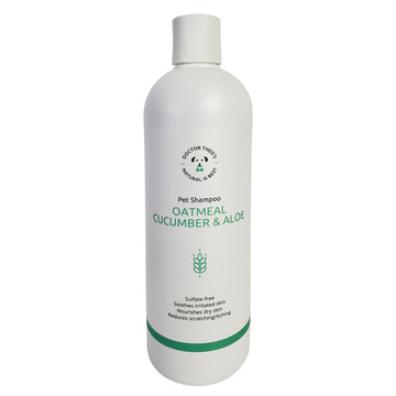 Eco-Friendly Dog SHAMPOO - Oatmeal, Cucumber & Aloe - 16 oz.