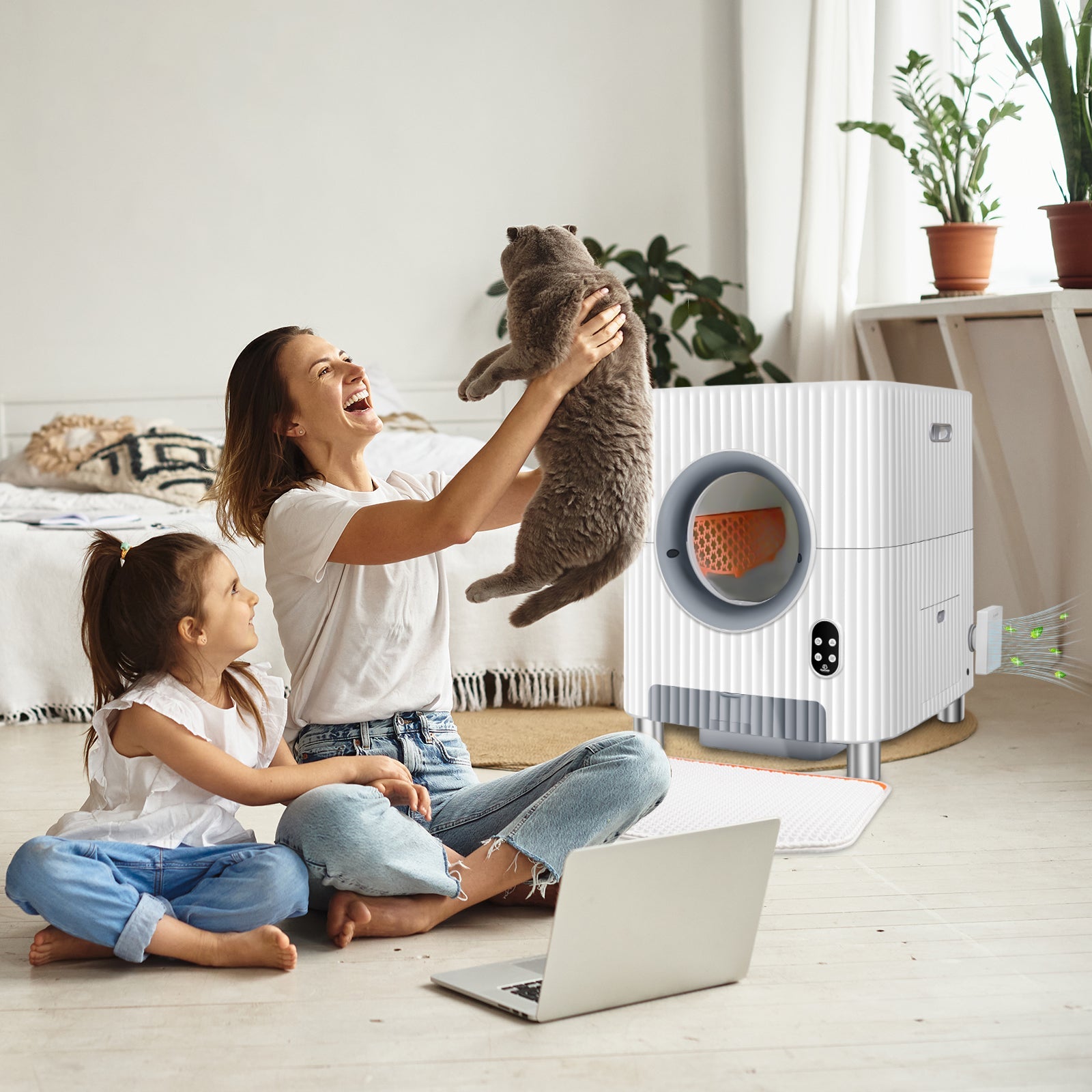 Self Cleaning Litter Box Air Purifier-4