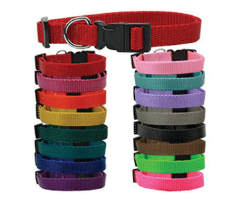 Pet Dog & Cat Nylon Collar or Leash Plain, Blank-0