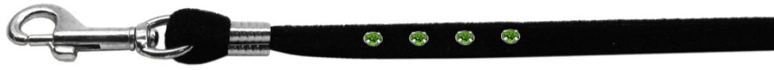 Dog, Puppy & Pet Leash, "Black Velvet Jeweled"-6