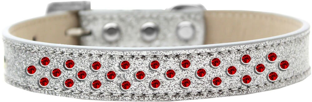 Dog, Puppy & Pet Ice Cream  Collar, "Red Crystal Rimsets Sprinkles"-5