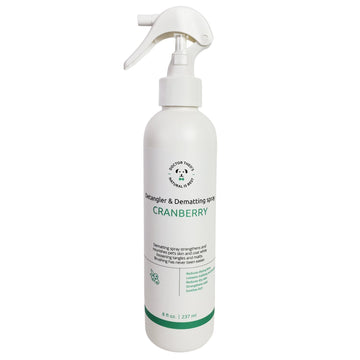 Pet DETANGLE /  De-matting Spray - Cranberry