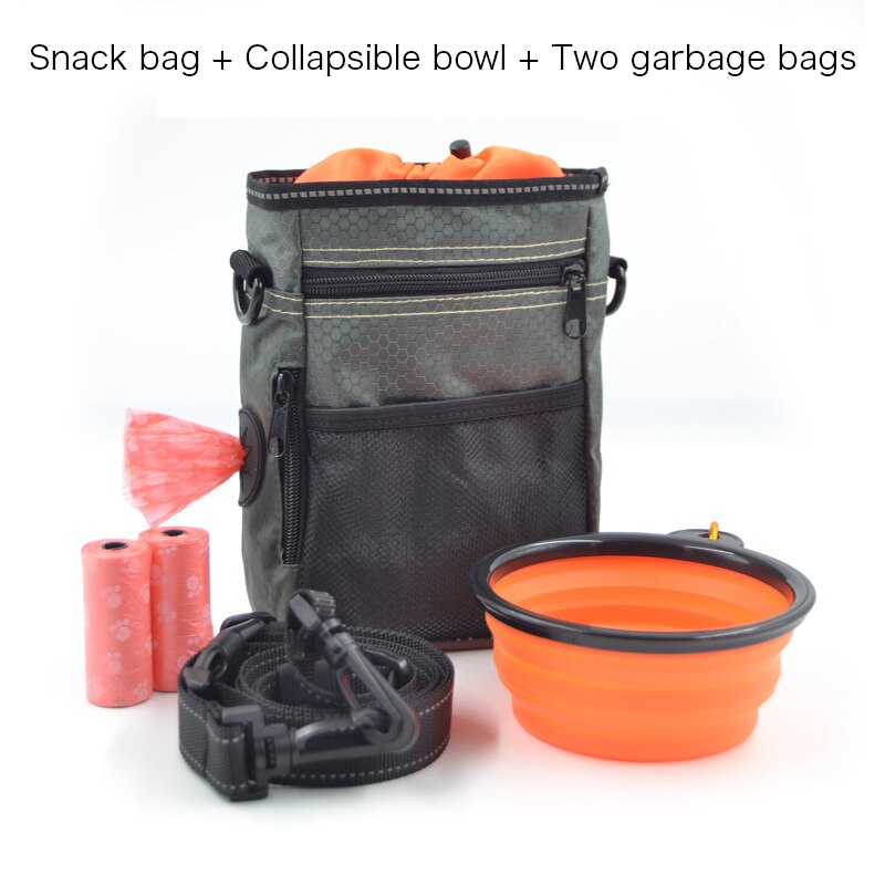 Portable Dog Training Bag Multi-function Treat Snack Pocket Pet Dog Outdoor Poop Bag Feed Storage Pouch Food Reward Waist Bags-15