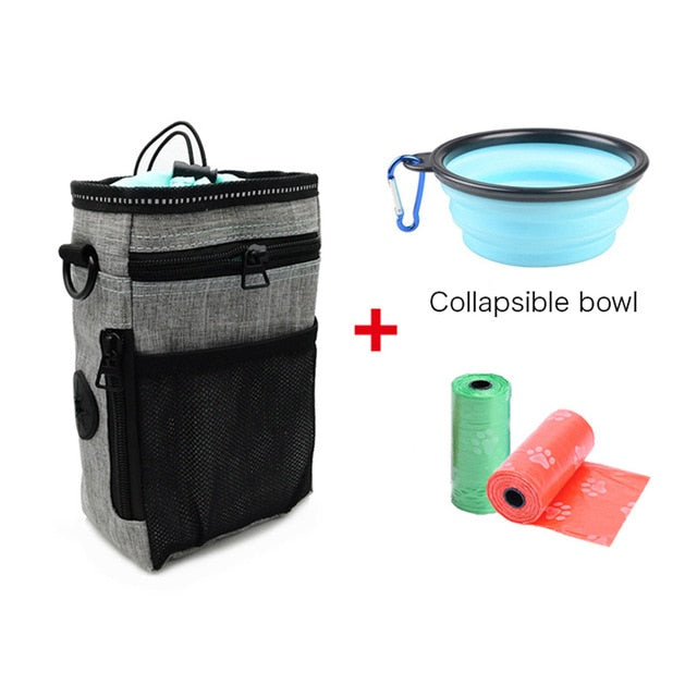 Portable Dog Training Bag Multi-function Treat Snack Pocket Pet Dog Outdoor Poop Bag Feed Storage Pouch Food Reward Waist Bags-17