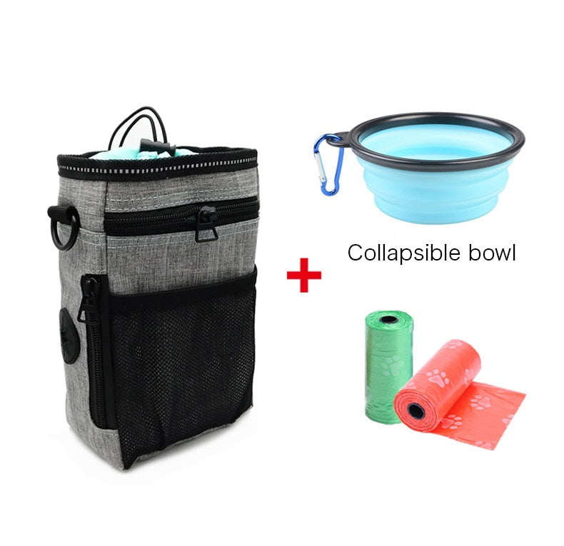 Portable Dog Training Bag Multi-function Treat Snack Pocket Pet Dog Outdoor Poop Bag Feed Storage Pouch Food Reward Waist Bags-11