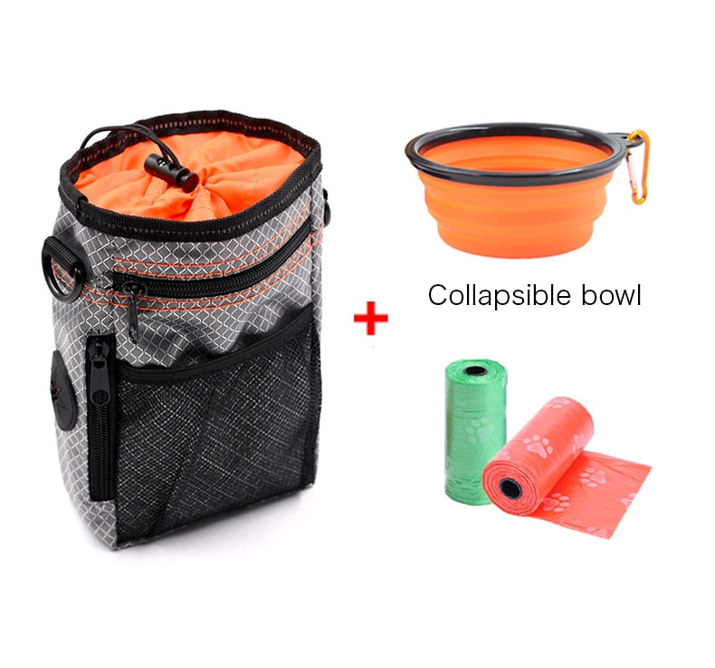 Portable Dog Training Bag Multi-function Treat Snack Pocket Pet Dog Outdoor Poop Bag Feed Storage Pouch Food Reward Waist Bags-7